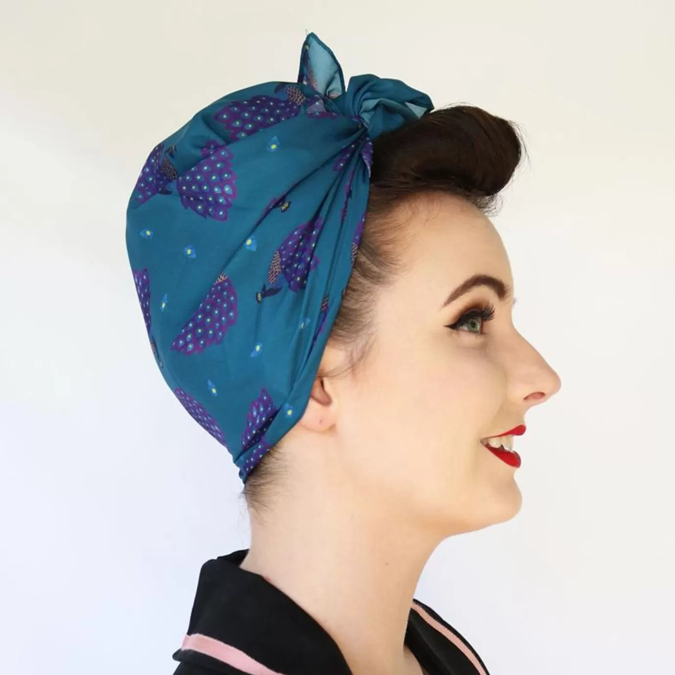 Erstwilder Le Peacock Royal Head Scarf* Scarves