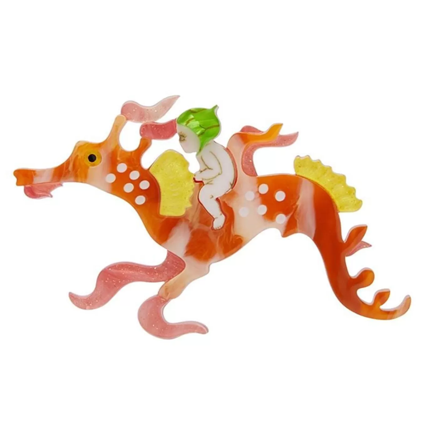 Erstwilder Leafy And The Sea Dragon Brooch* Brooches