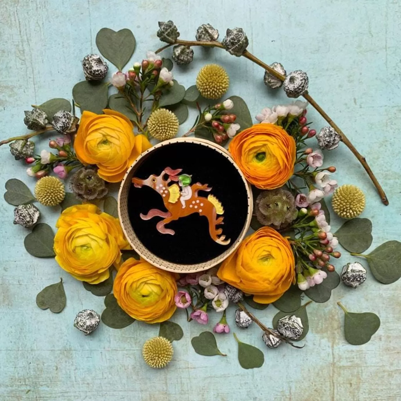 Erstwilder Leafy And The Sea Dragon Brooch* Brooches