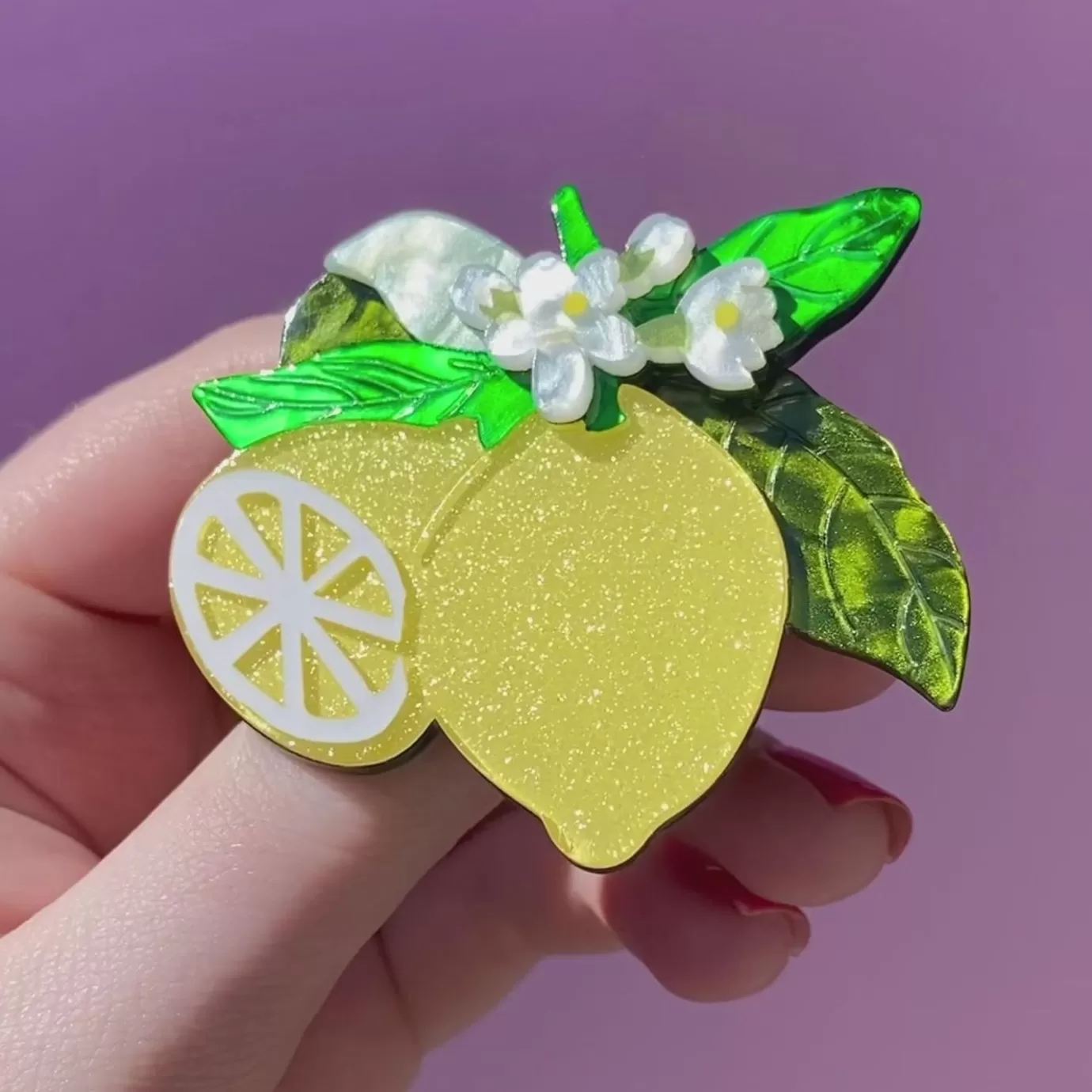 Erstwilder Lemon Drop Brooch* Brooches