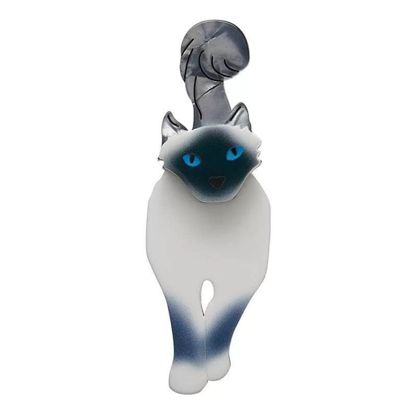 Erstwilder Lena The Blue Eyed Birman Cat Brooch* Brooches