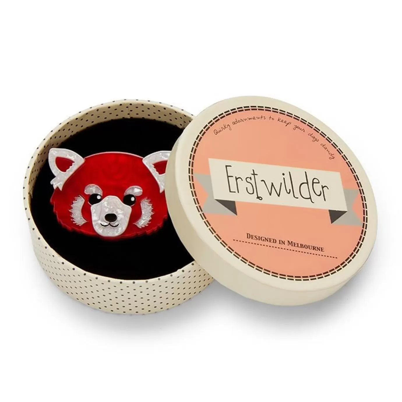 Erstwilder Lesser Rusty Red Panda Brooch* Brooches