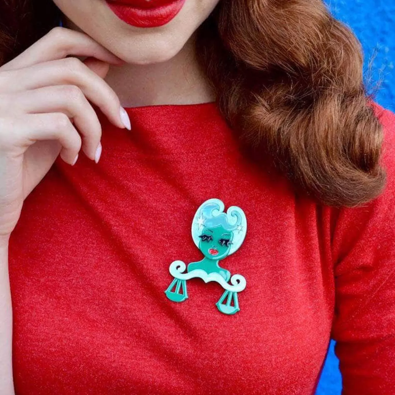 Erstwilder Libra The Learned Brooch* Brooches
