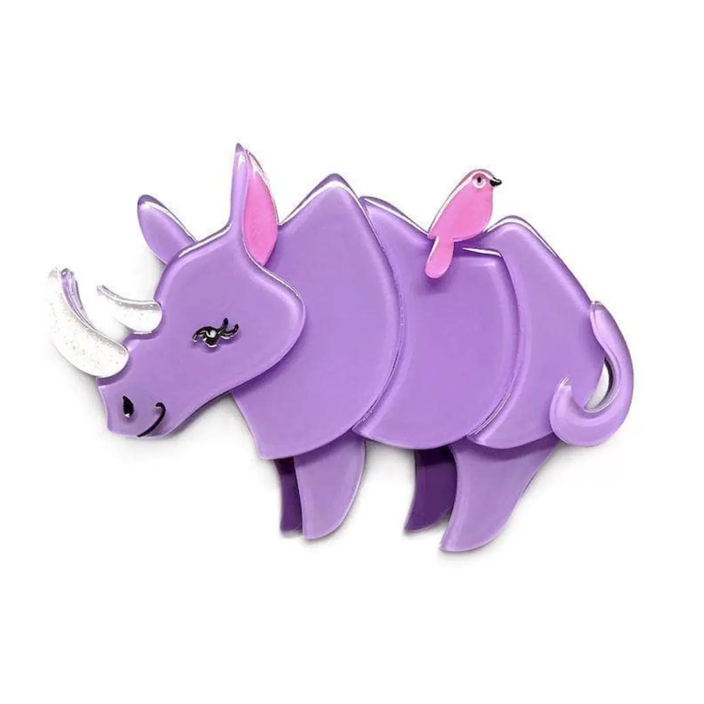 Erstwilder Life By The Horns Rhino Brooch* Brooches