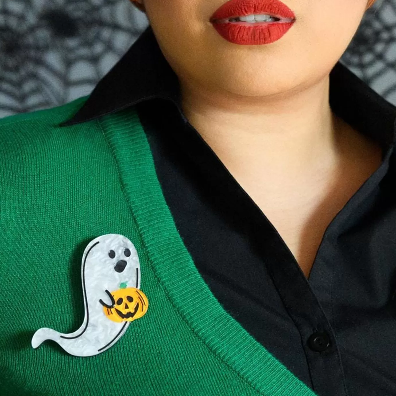 Erstwilder Lil Boo Ghost Brooch* Brooches