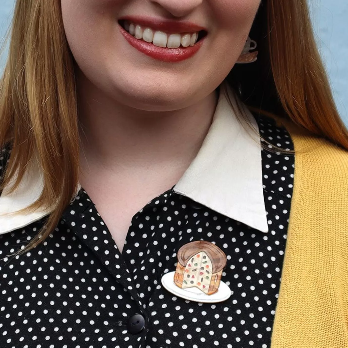 Erstwilder Little Big Bread Brooch* Brooches