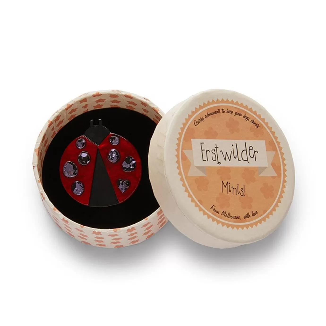 Erstwilder Lou Lou Ladybug Mini Brooch* Brooches