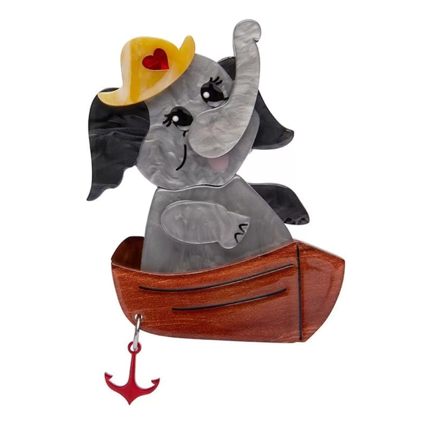 Erstwilder Love Boat Brooch* Brooches