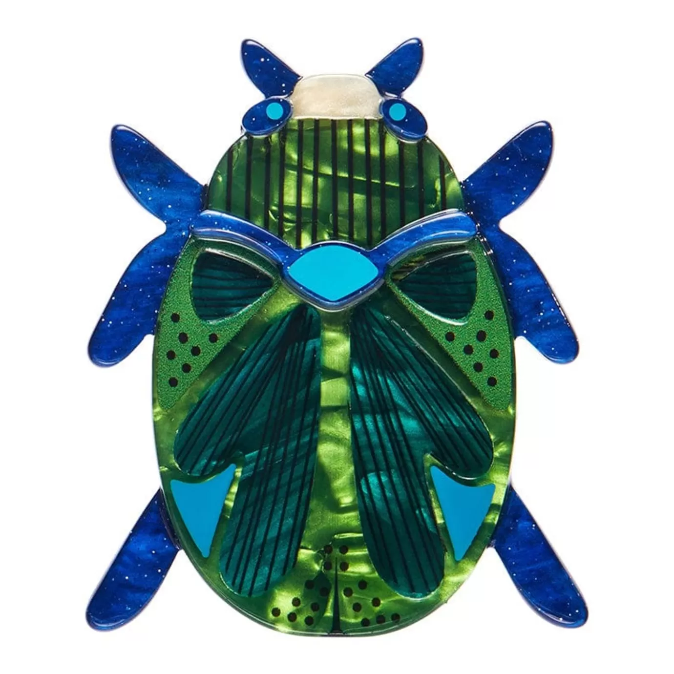 Erstwilder Luck Of The Beetle Brooch* Brooches