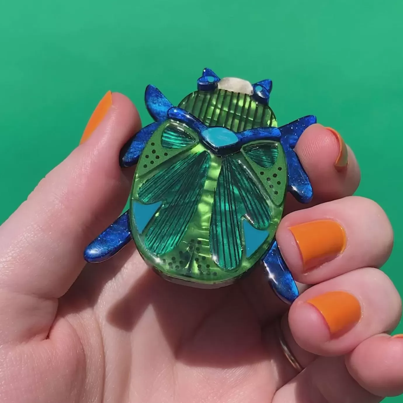 Erstwilder Luck Of The Beetle Brooch* Brooches