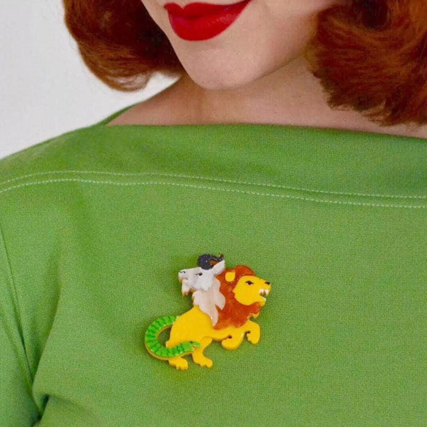 Erstwilder Lycia Chimera Brooch* Brooches