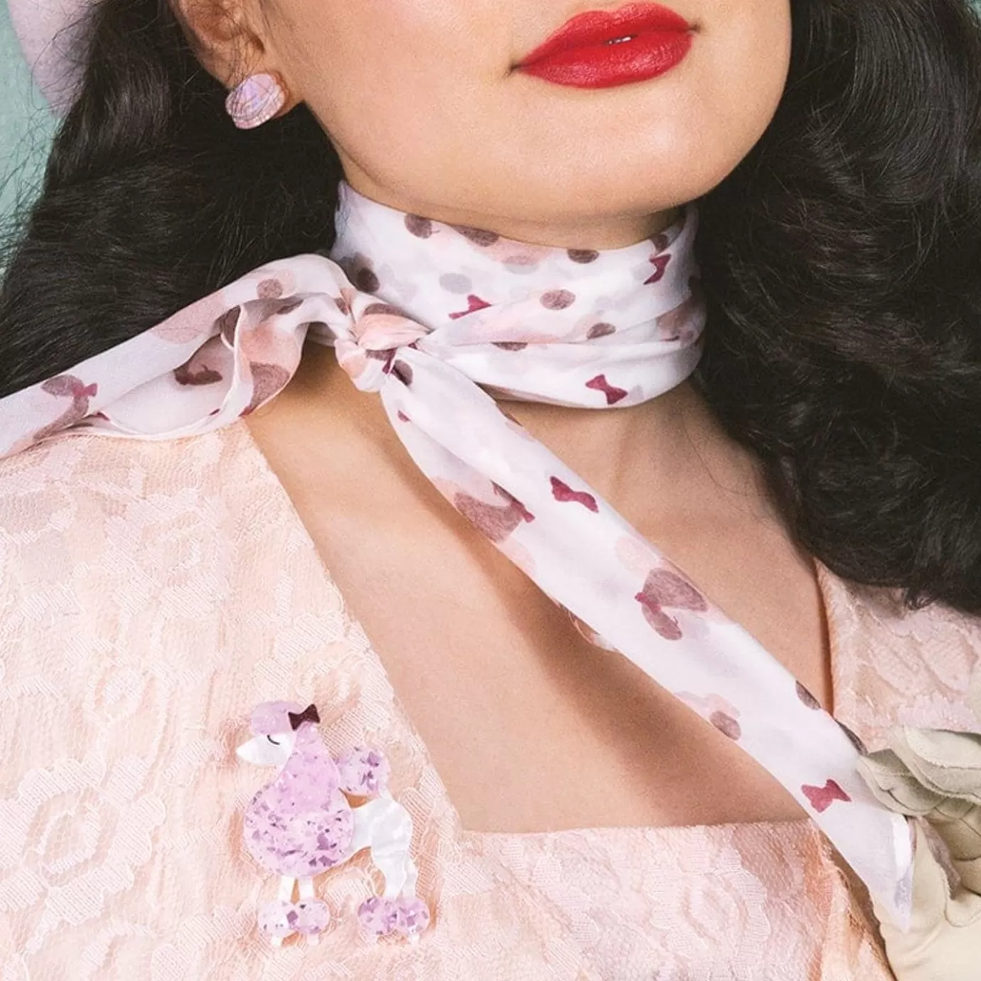 Erstwilder Madame Caniche Brooch* Brooches