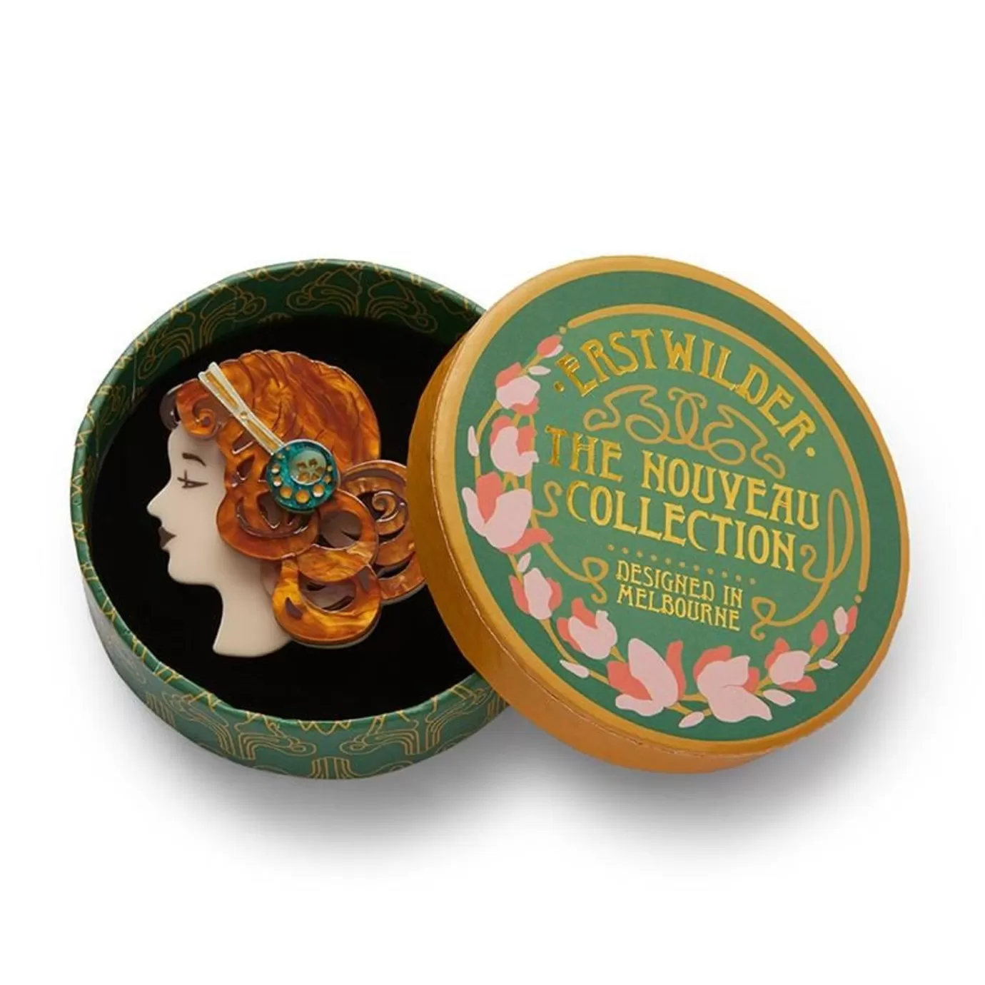 Erstwilder Mademoiselle Bernhardt Brooch* Brooches