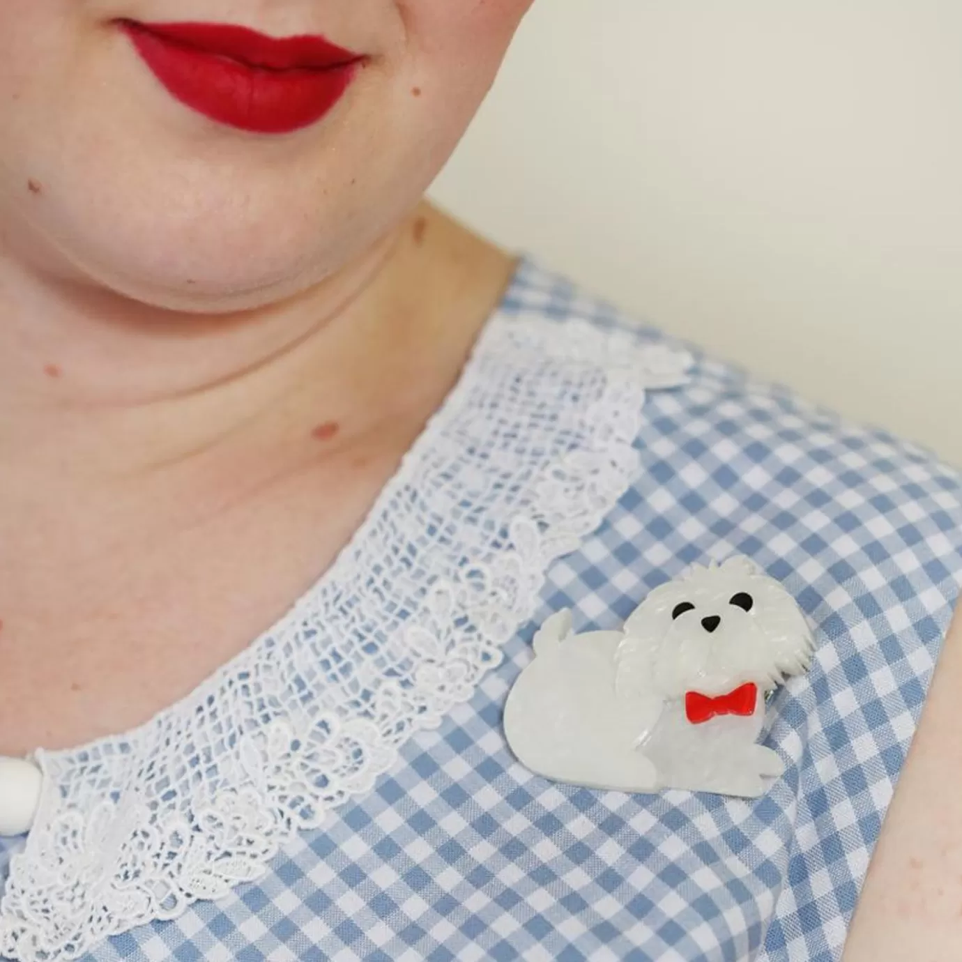 Erstwilder Marc The Maltese Brooch* Brooches