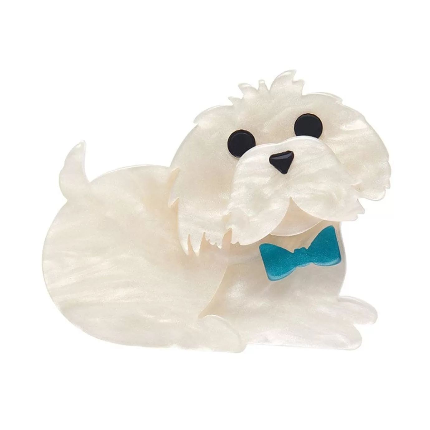 Erstwilder Marc The Maltese Mini Brooch* Brooches