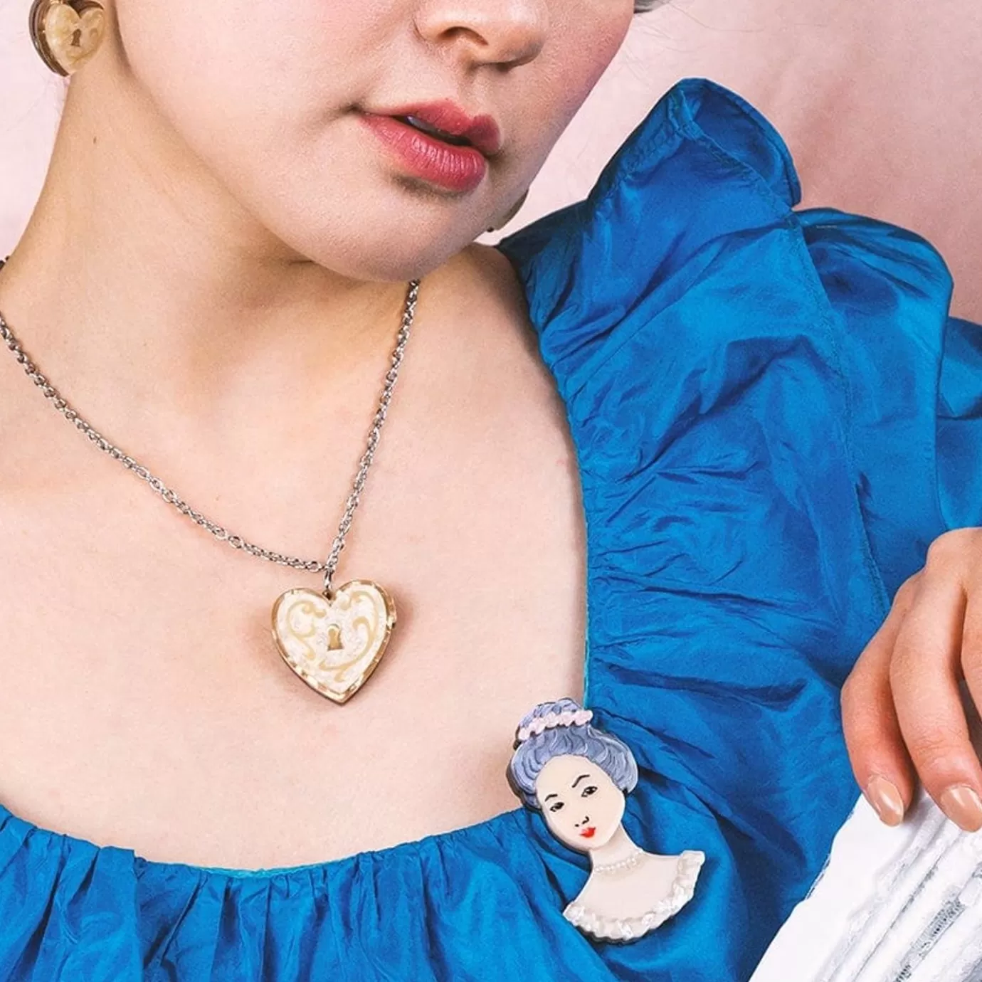 Erstwilder Marie Antoinette Brooch* Brooches
