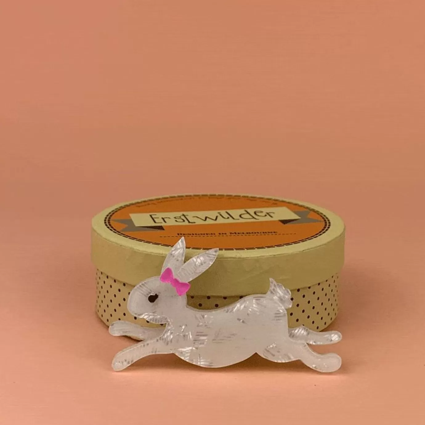 Erstwilder Marshmallow Rabbit Brooch* Brooches