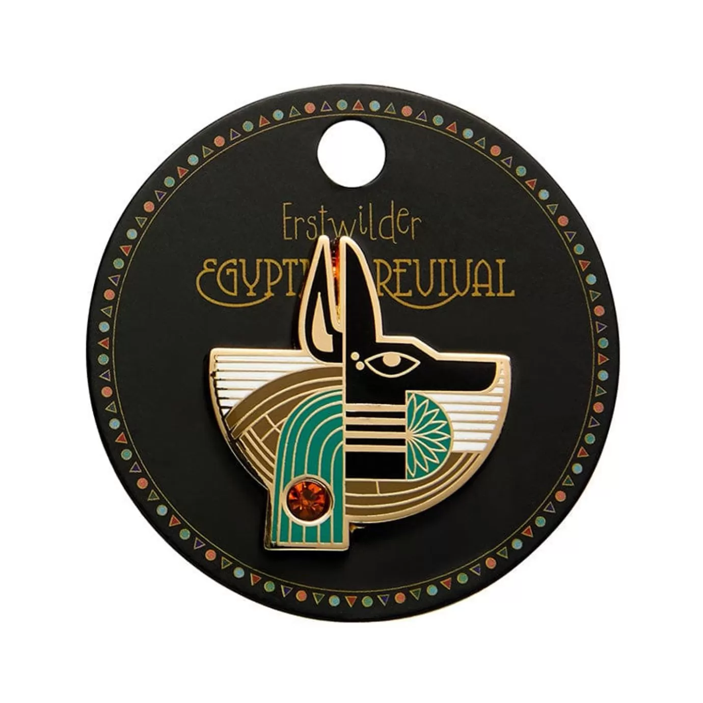 Erstwilder Master Of Secrets Anubis Enamel Pin* Enamel Pins