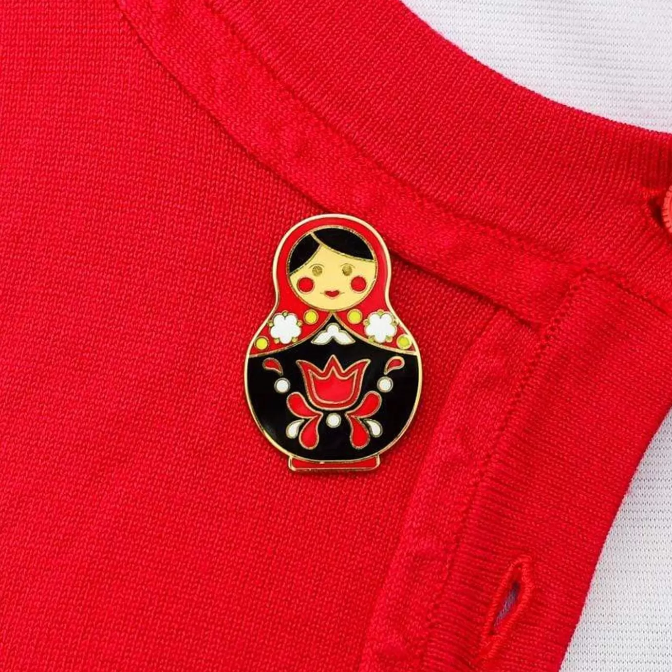 Erstwilder Matryoshka Memories Large Enamel Pin* Enamel Pins