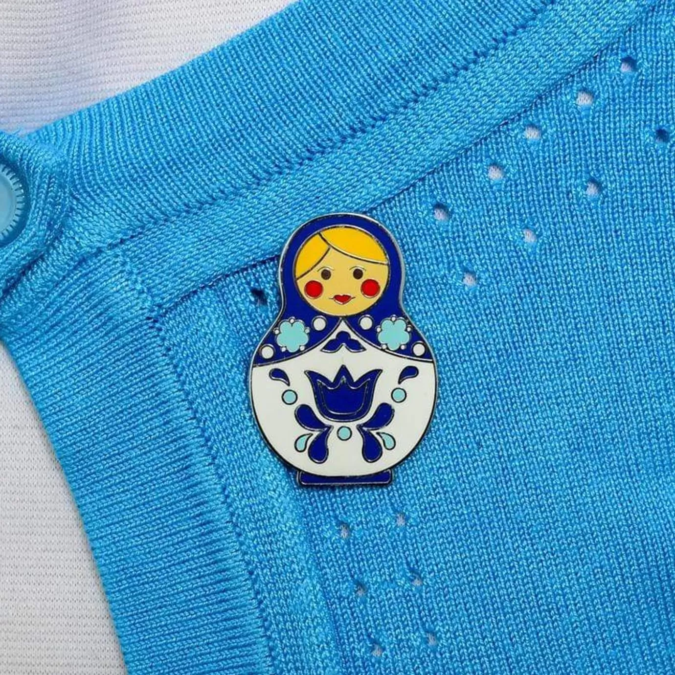 Erstwilder Matryoshka Memories Medium Enamel Pin* Enamel Pins