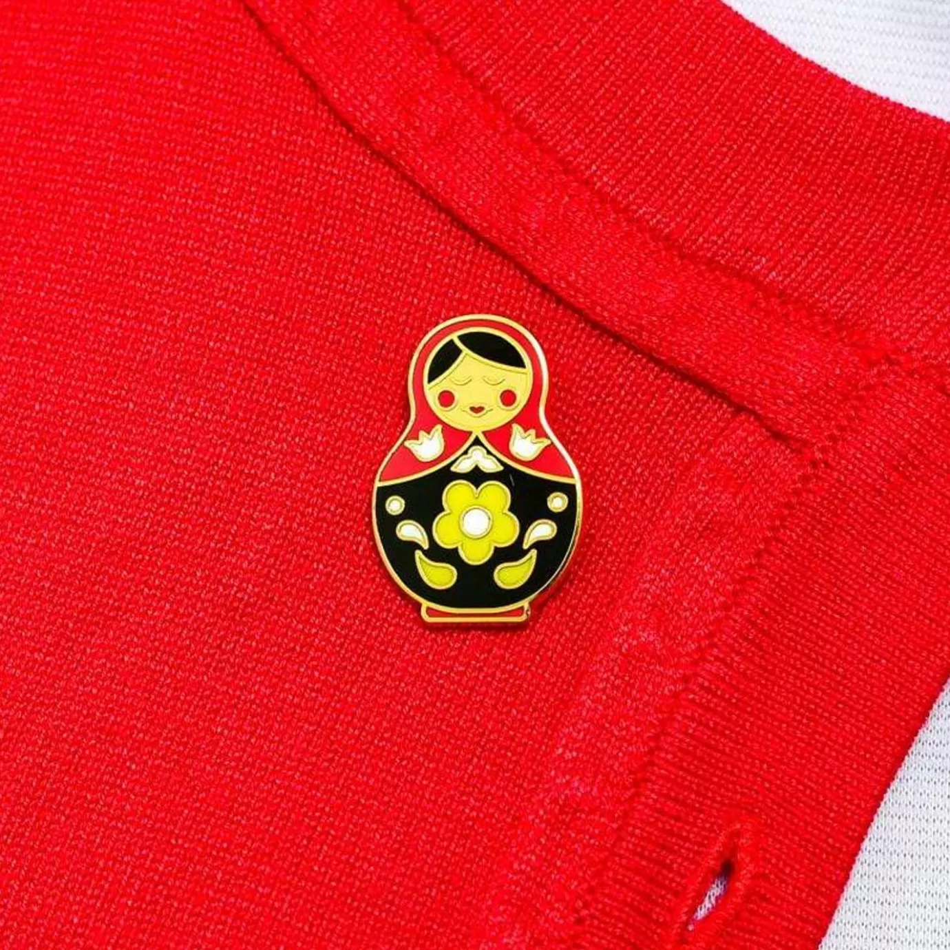 Erstwilder Matryoshka Memories Medium Enamel Pin* Enamel Pins