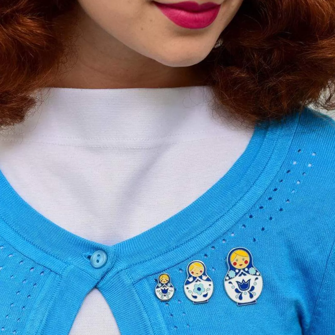Erstwilder Matryoshka Memories Pin Set* Enamel Pins