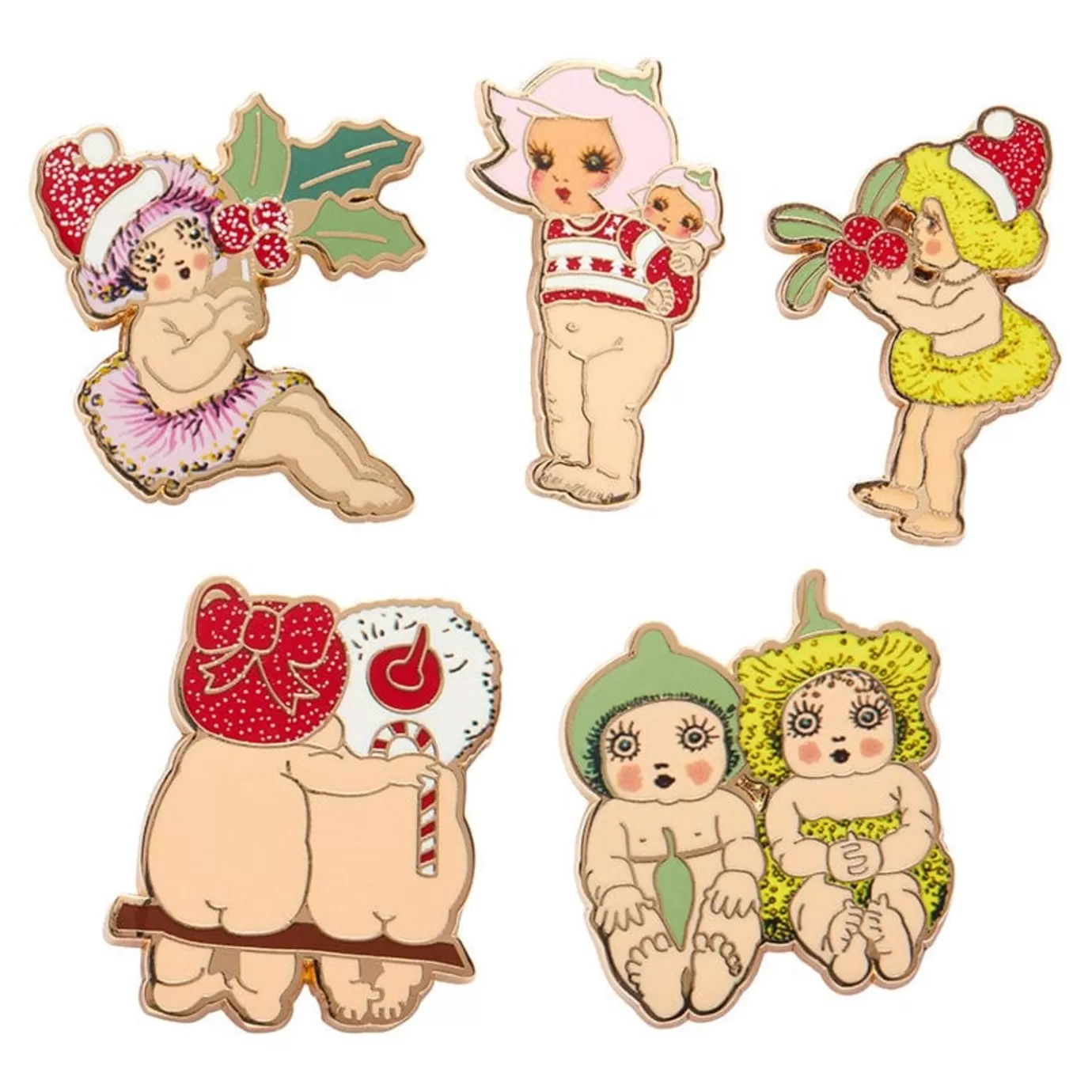 Erstwilder May Gibbs Enamel Pin Pack - 5 Piece* Enamel Pins
