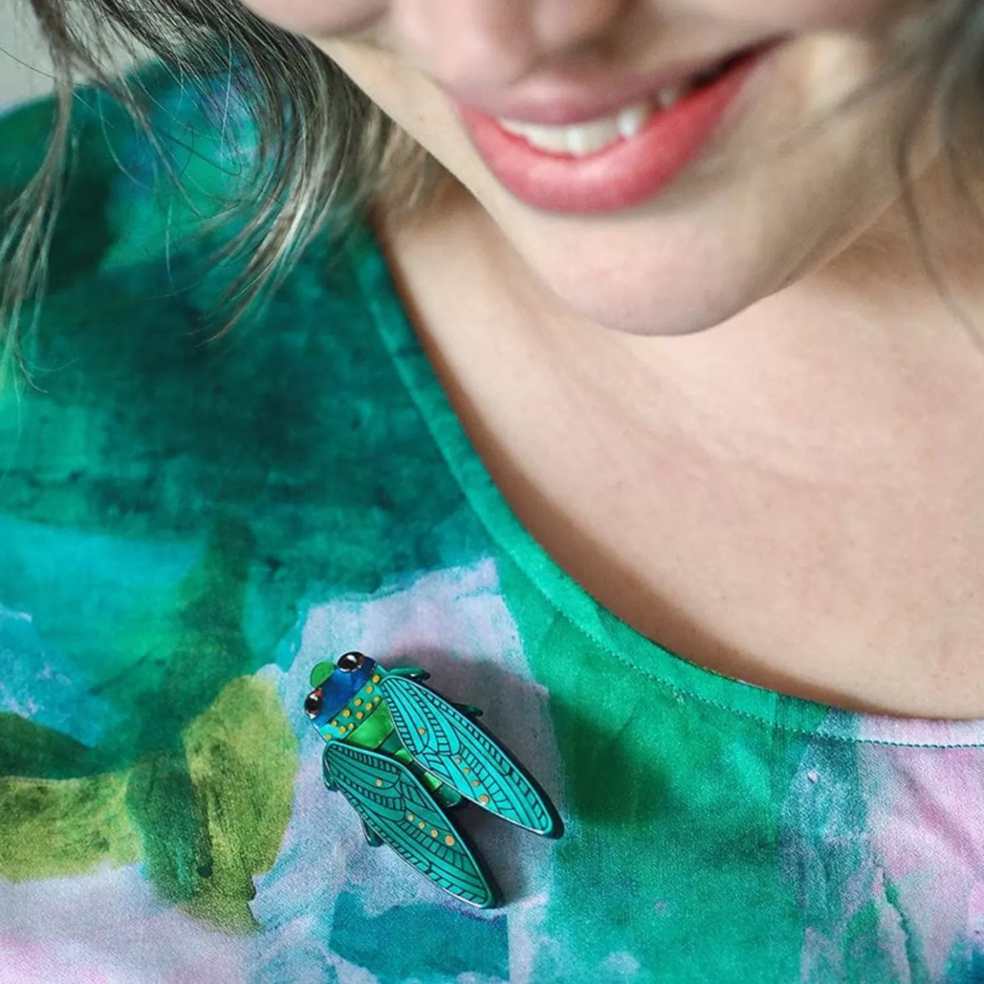 Erstwilder Melodic Moments Cicada Brooch* Brooches