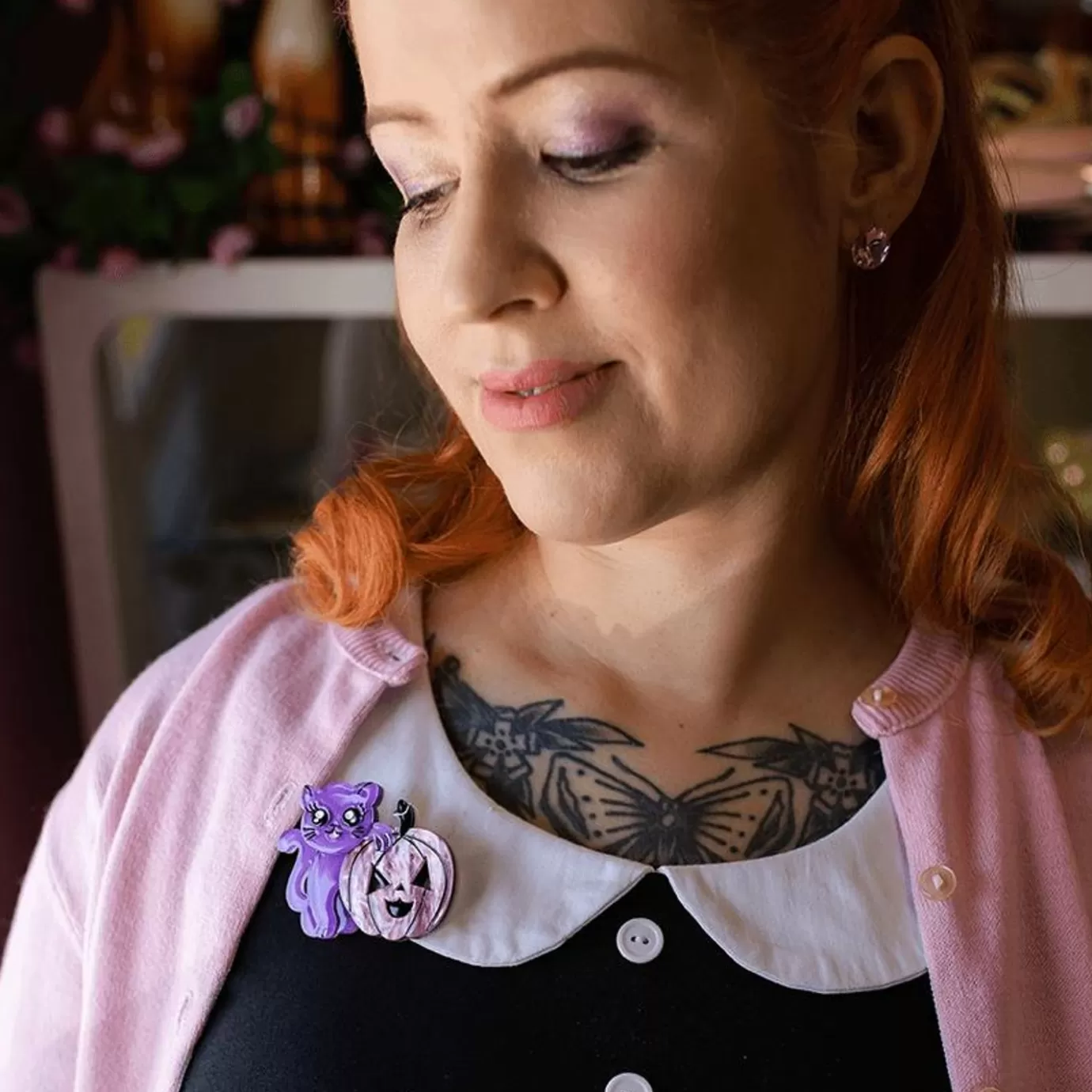 Erstwilder Meow You See Me Brooch* Brooches