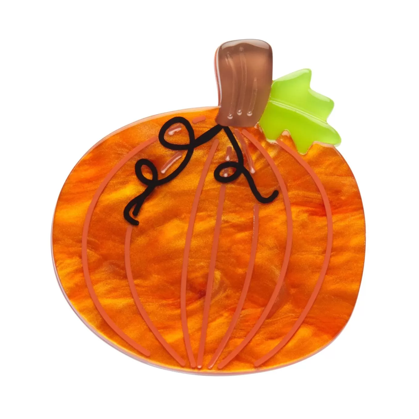Erstwilder Midnight Magic Pumpkin Mini Brooch* Brooches