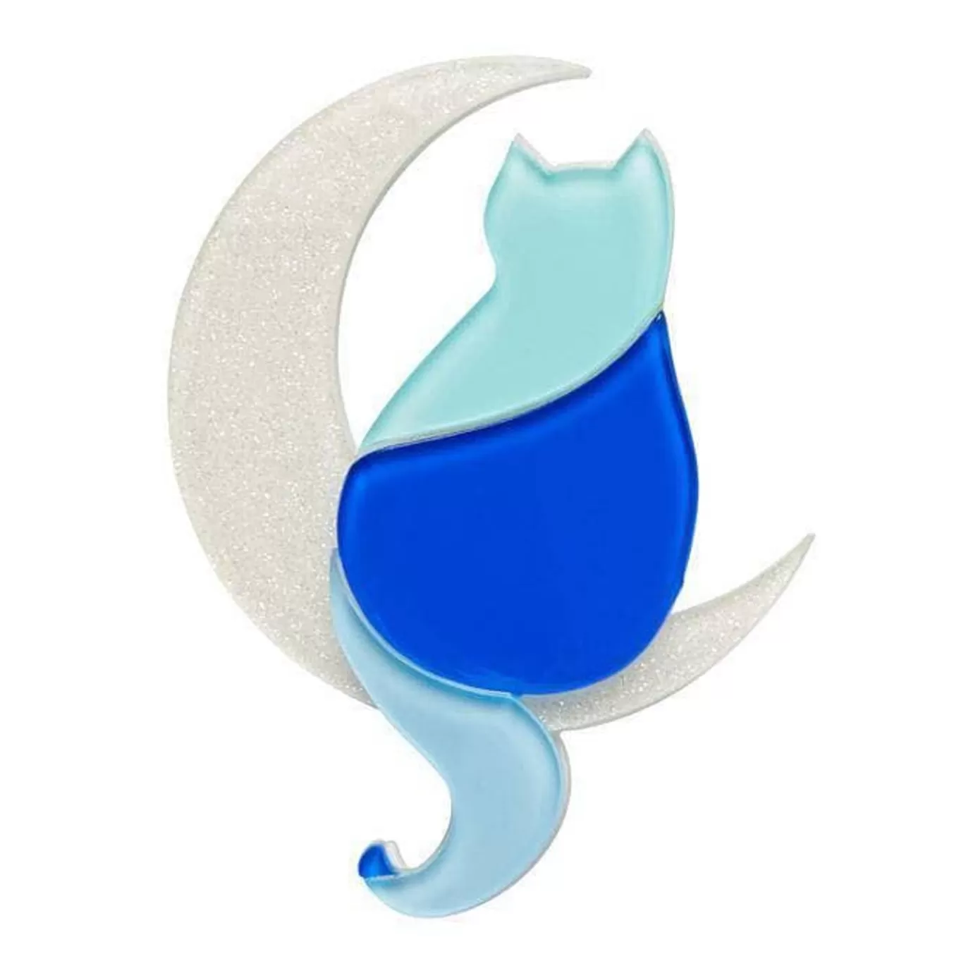 Erstwilder Minna'S Moon Cat Brooch* Brooches