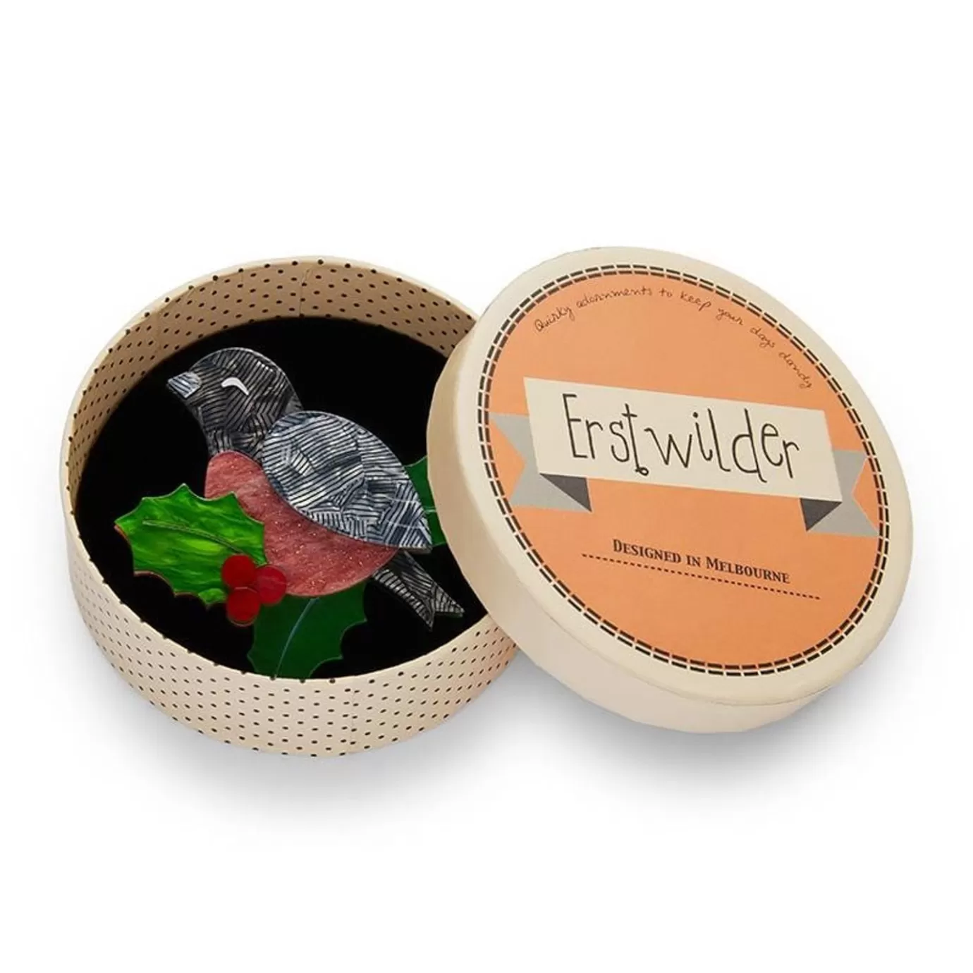 Erstwilder Miss Mistletoe Brooch* Brooches