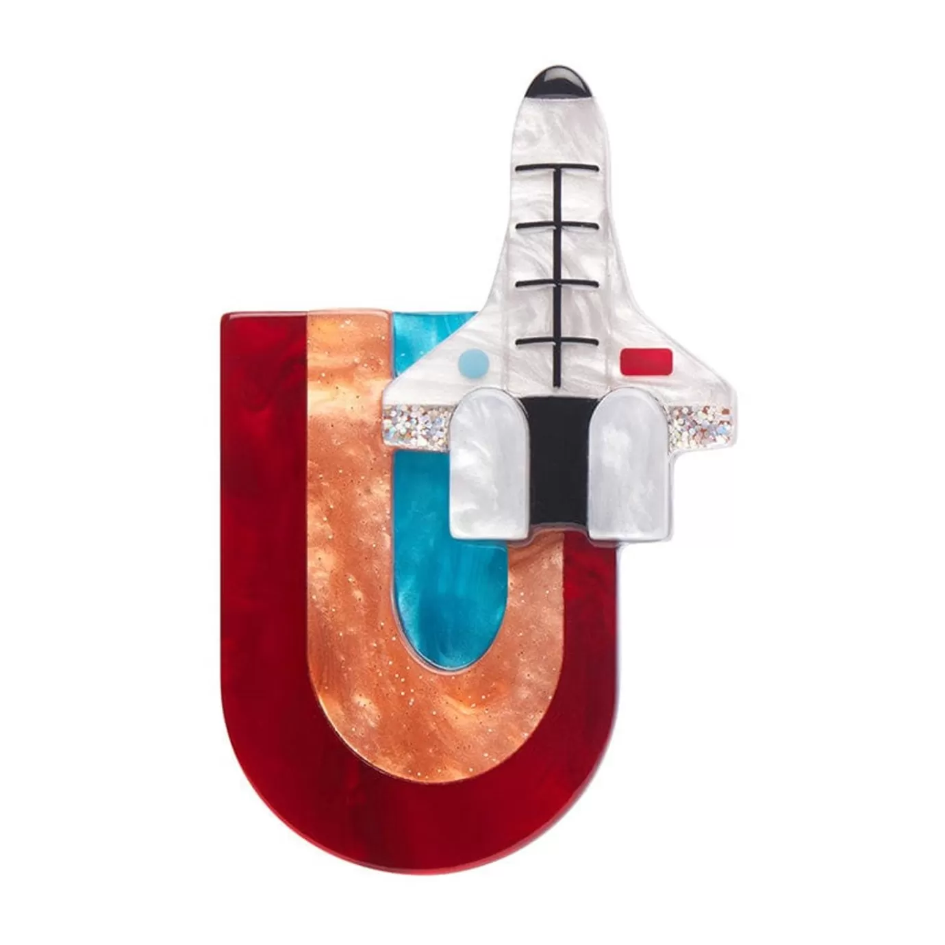 Erstwilder Mission To The Moon Brooch* Brooches