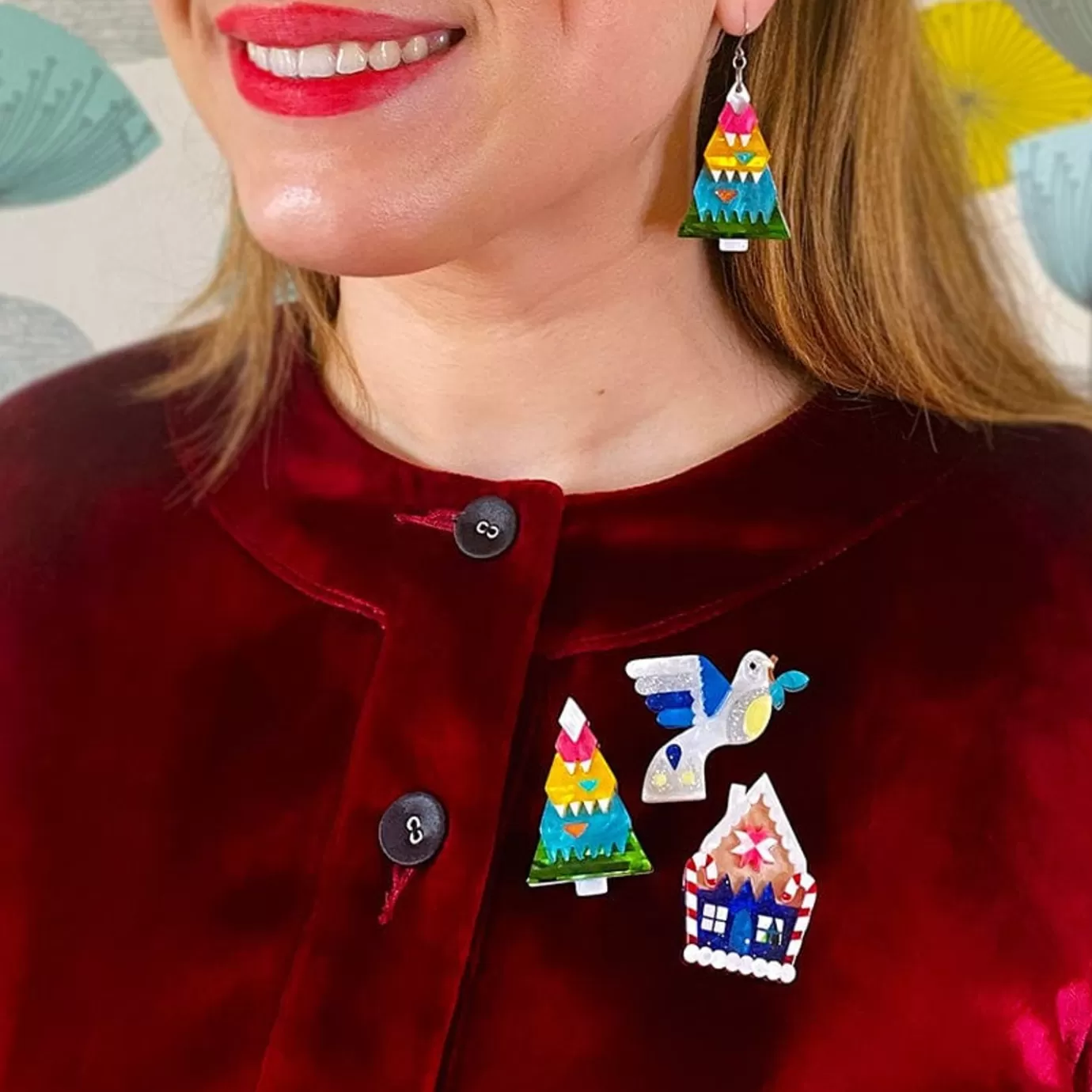 Erstwilder Modern Holiday Mystery Mini Brooch - 3 Pack* Brooches