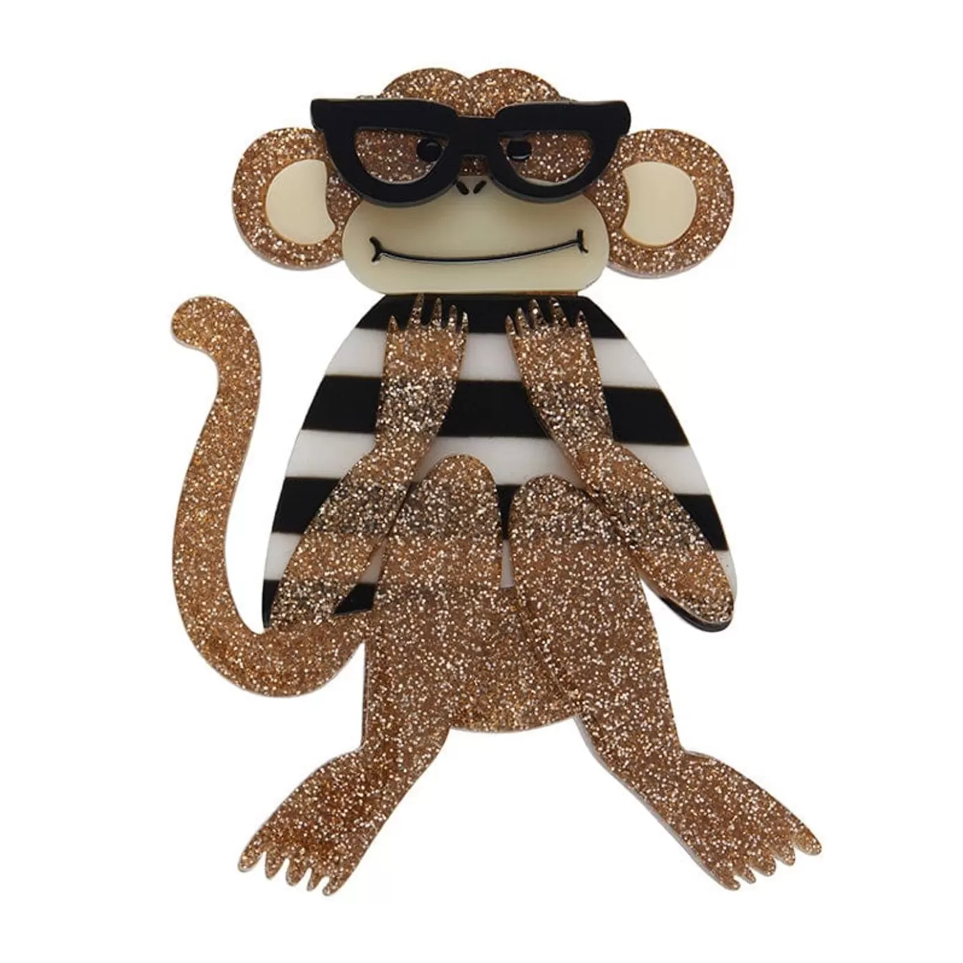 Erstwilder Moe The Monkey Lover Brooch* Brooches