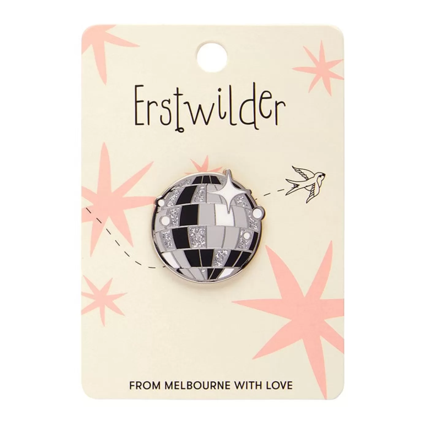 Erstwilder Mosaic Mirror Enamel Pin* Enamel Pins