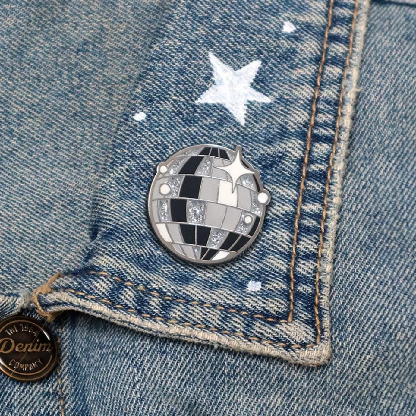 Erstwilder Mosaic Mirror Enamel Pin* Enamel Pins