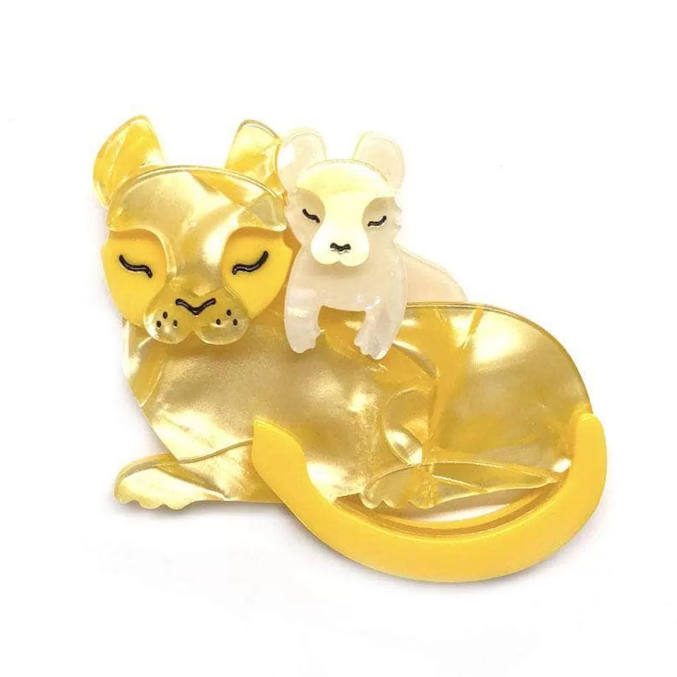 Erstwilder Mother Cub Love Lion Brooch* Brooches