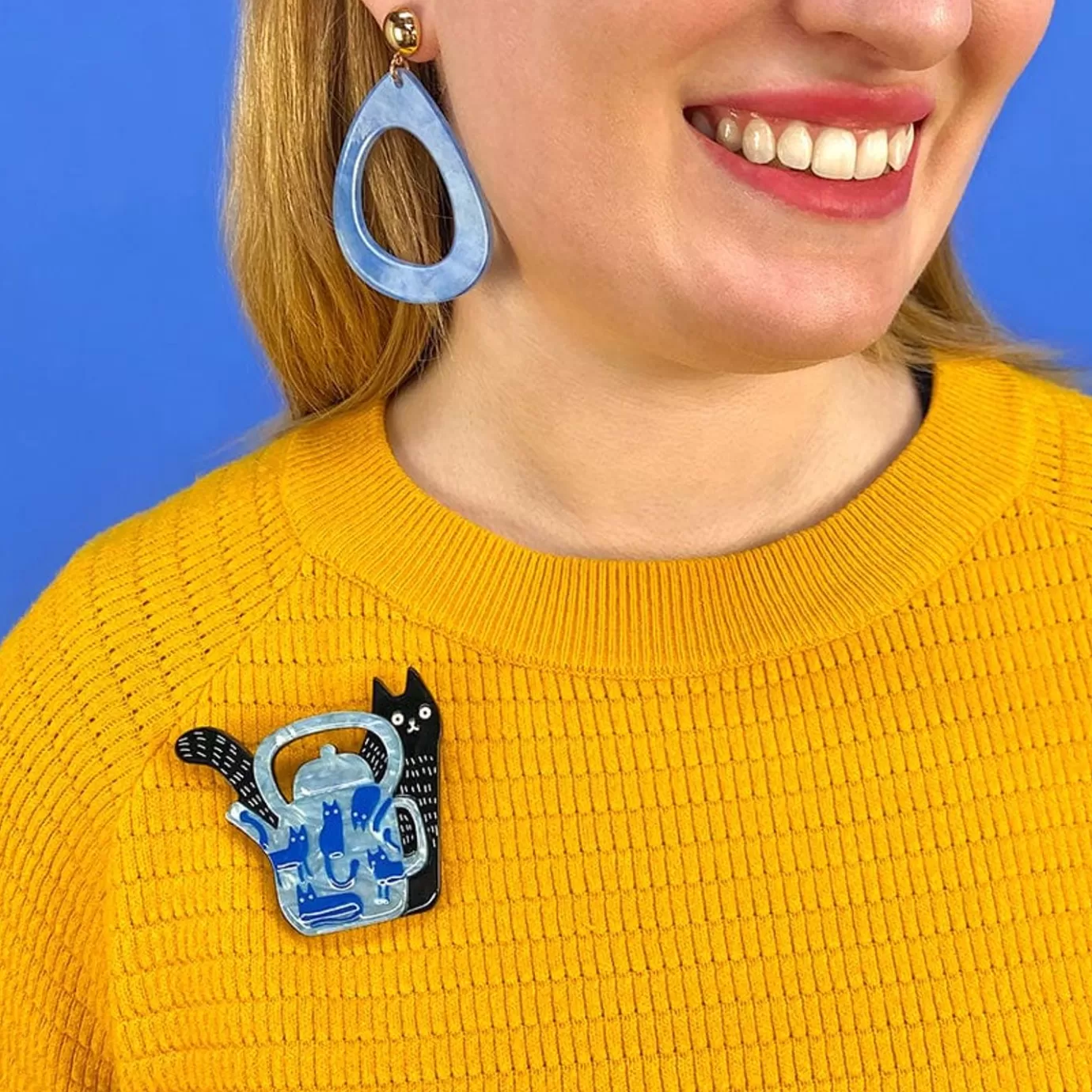 Erstwilder Mouse Tea Brooch* Brooches