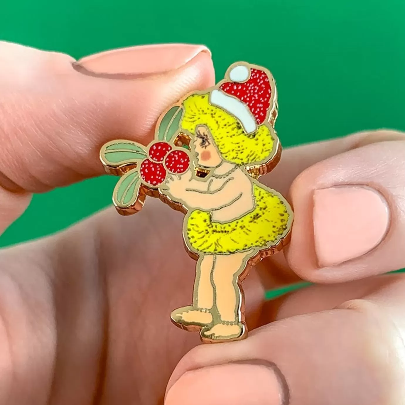 Erstwilder Native Berries Christmas Enamel Pin* Enamel Pins
