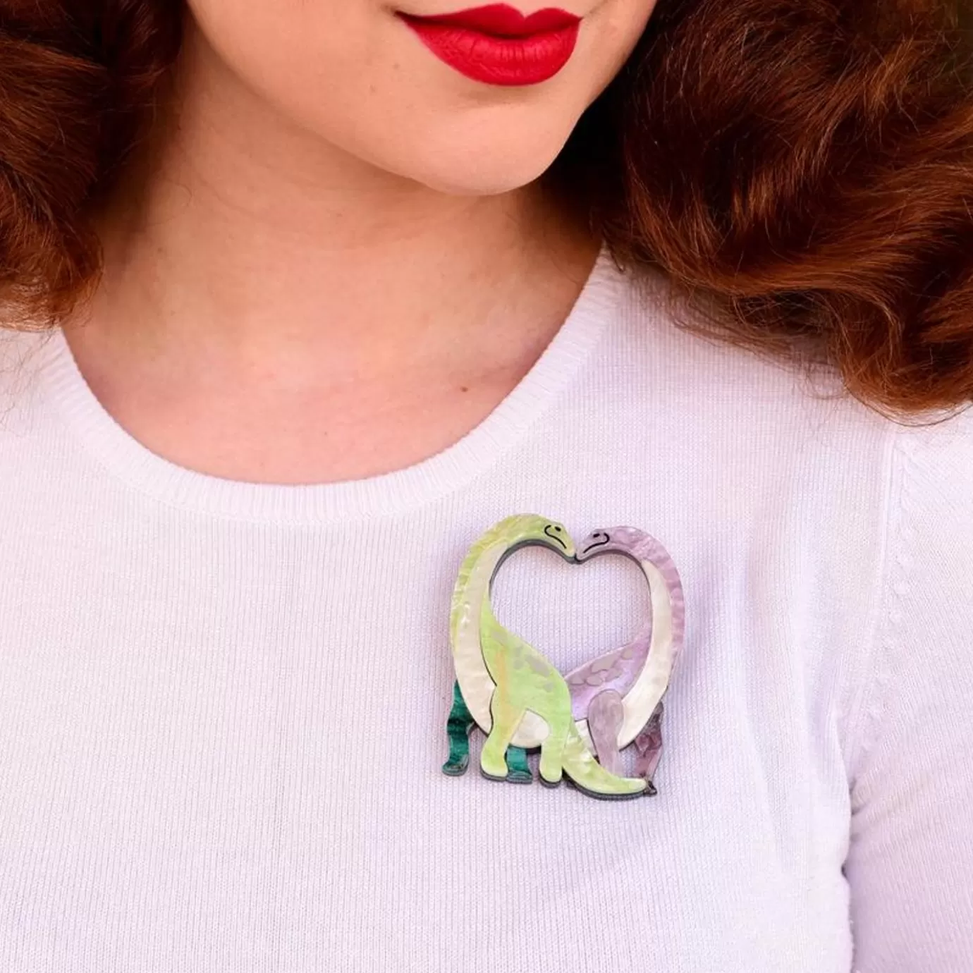 Erstwilder Neck And Neck Brooch* Brooches