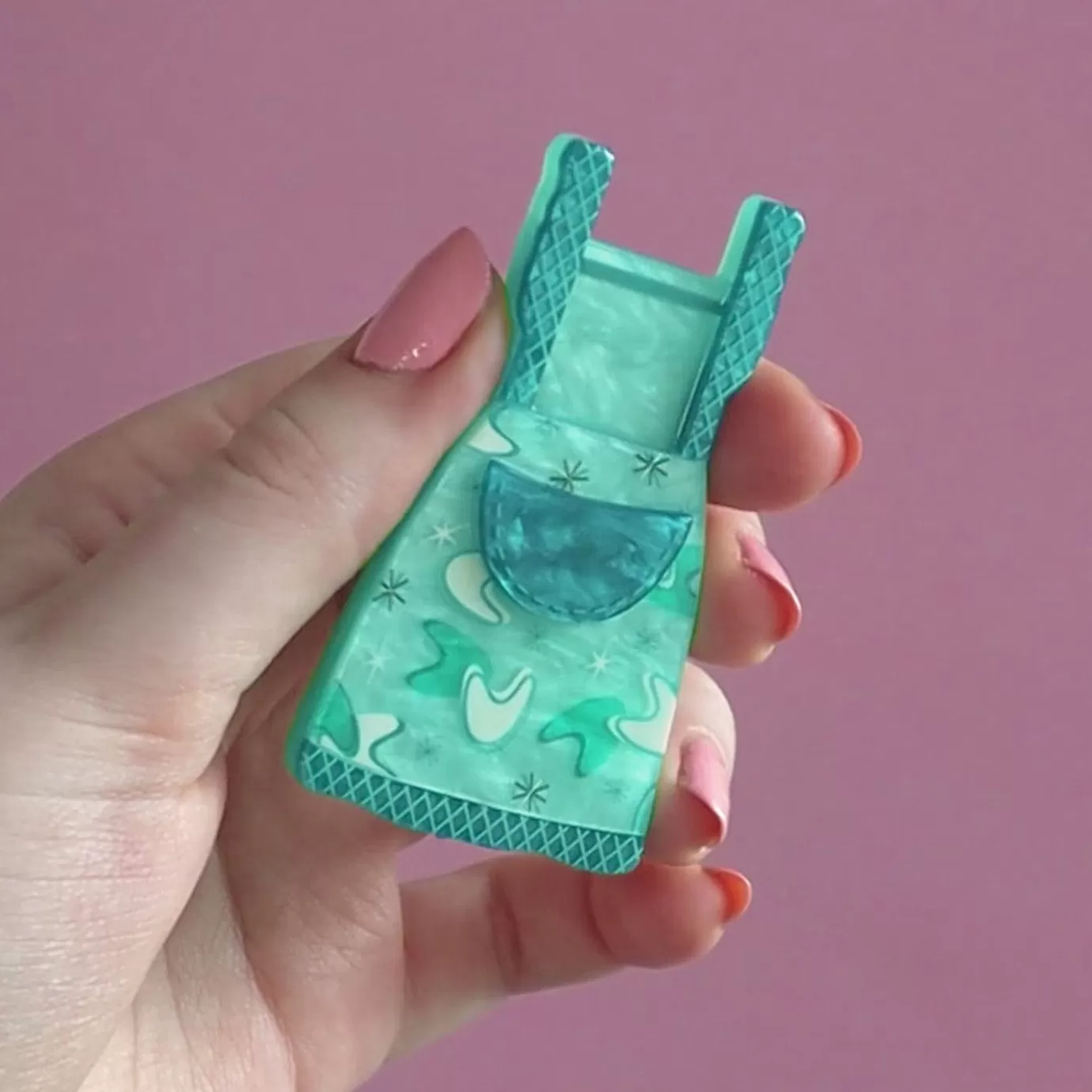 Erstwilder No Strings Attached Brooch - Teal* Brooches