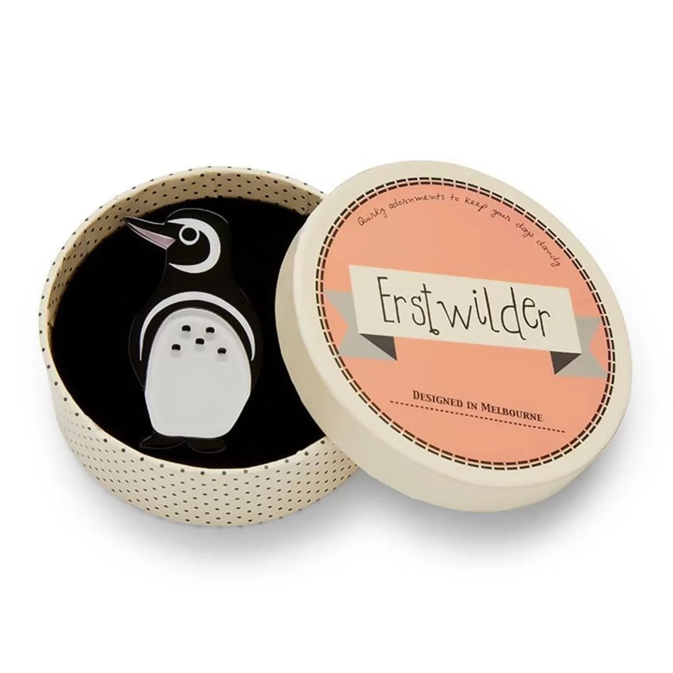 Erstwilder Northside Wanderer Penguin Brooch* Brooches