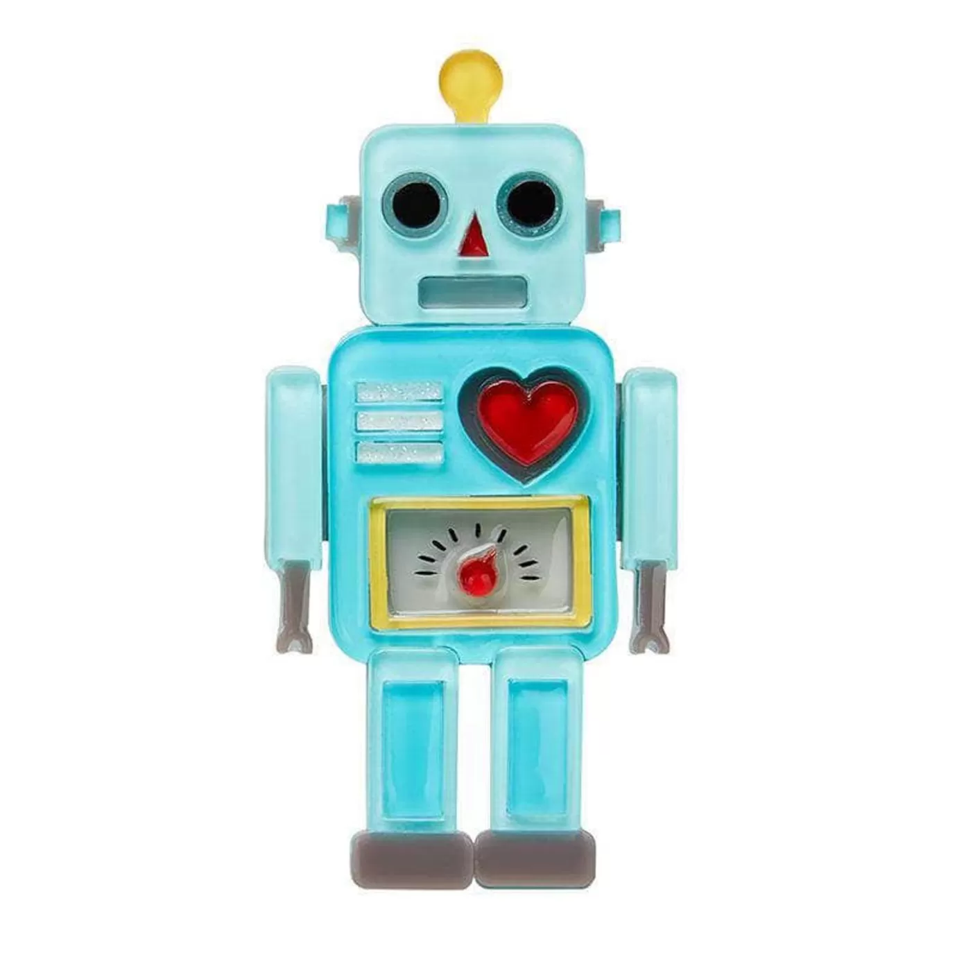 Erstwilder Nuts And Bolts Robot Brooch* Brooches