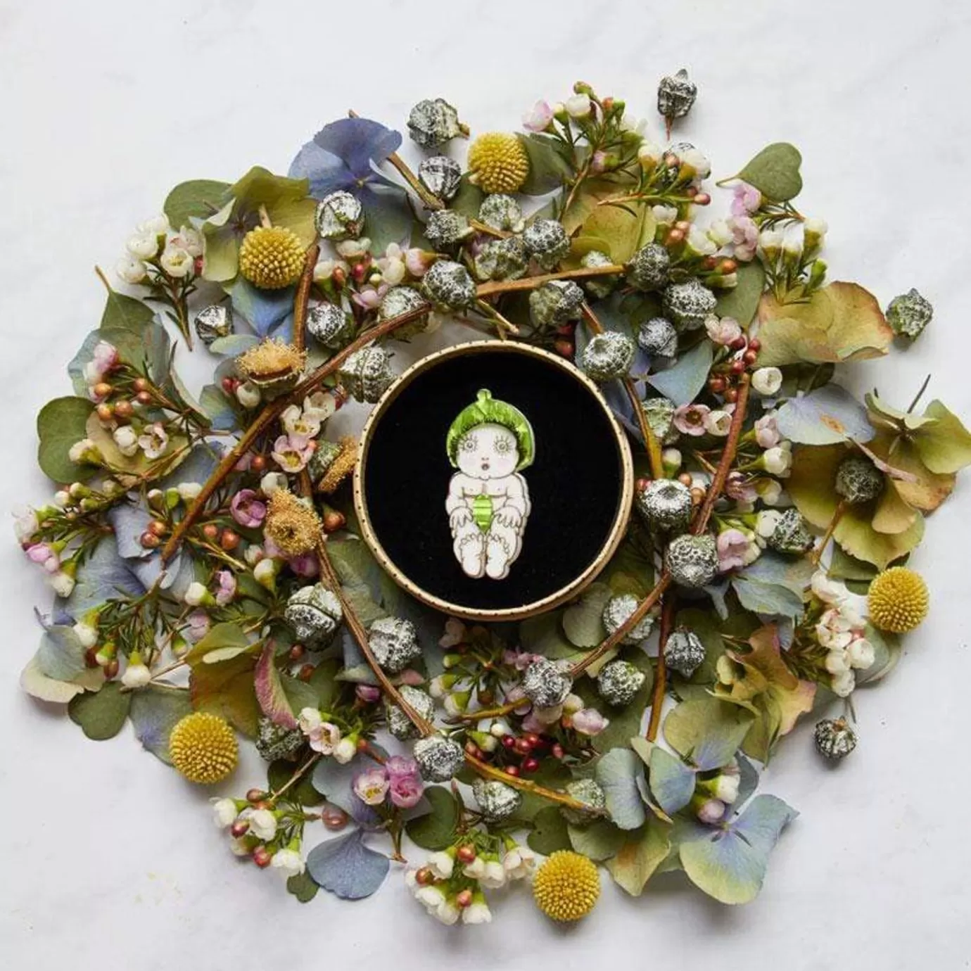 Erstwilder Nuttybub Brooch* Brooches