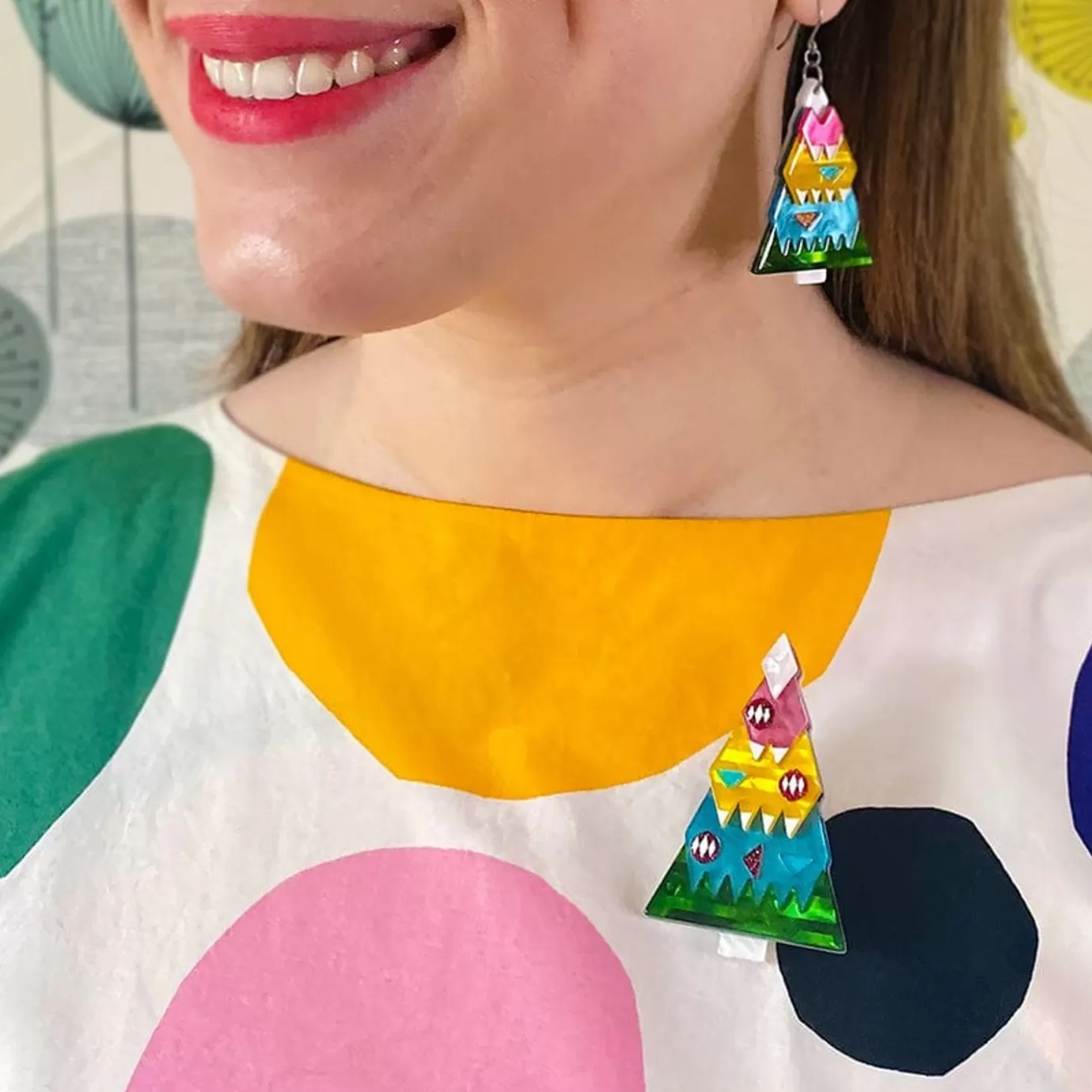 Erstwilder O Christmas Tree Brooch* Brooches