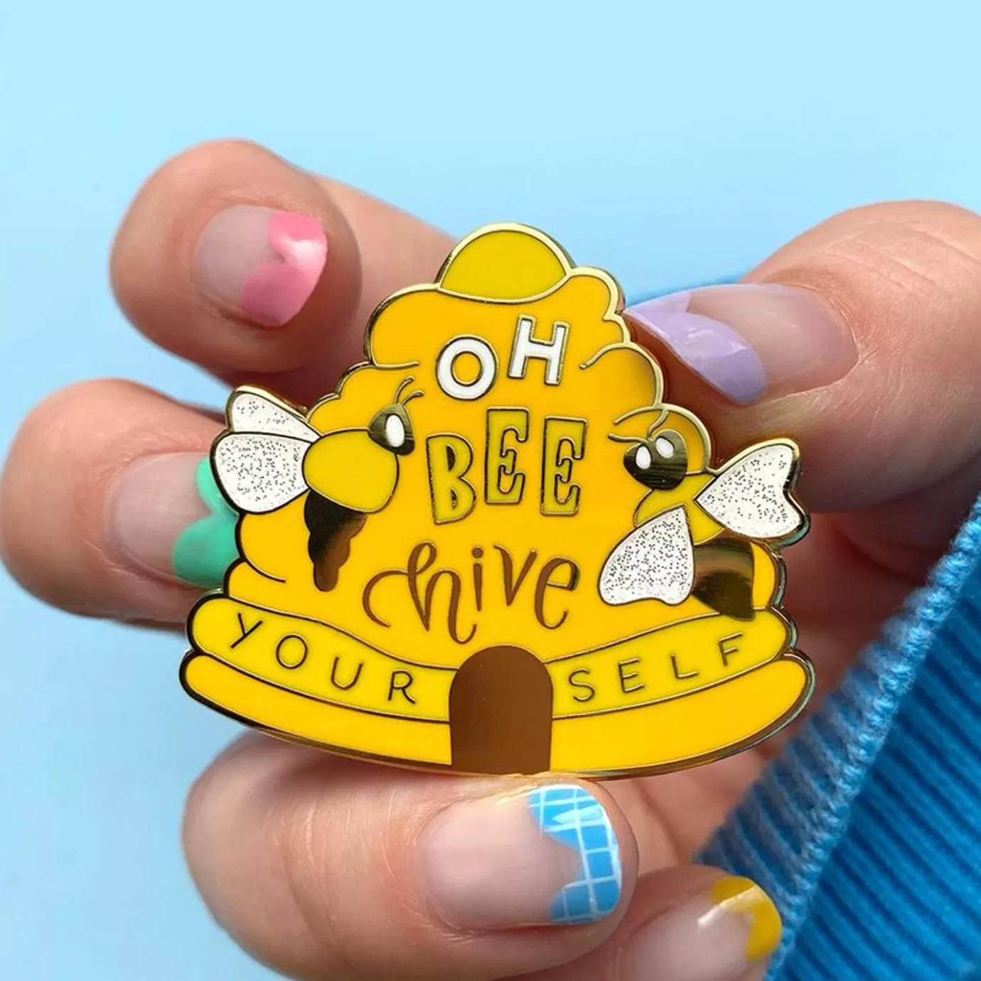 Erstwilder Oh Bee Hive Enamel Pin* Enamel Pins