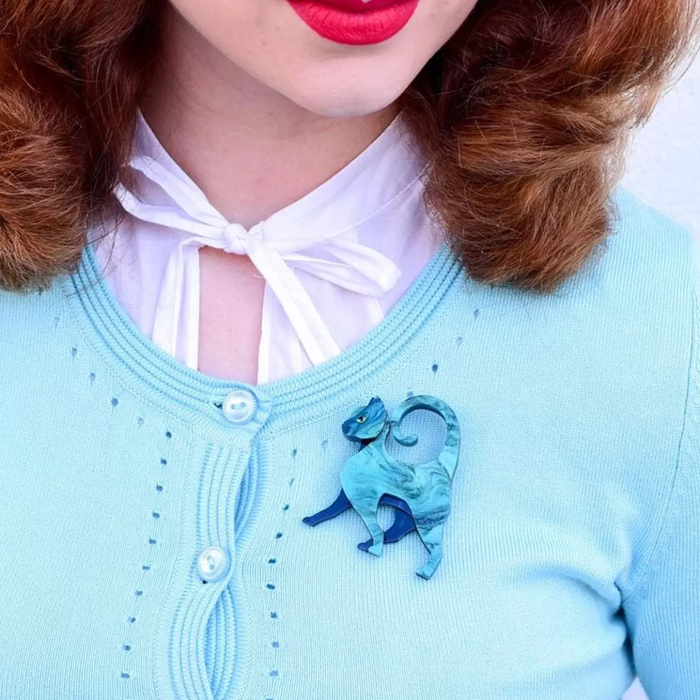 Erstwilder On The Prowl Cat Brooch* Brooches
