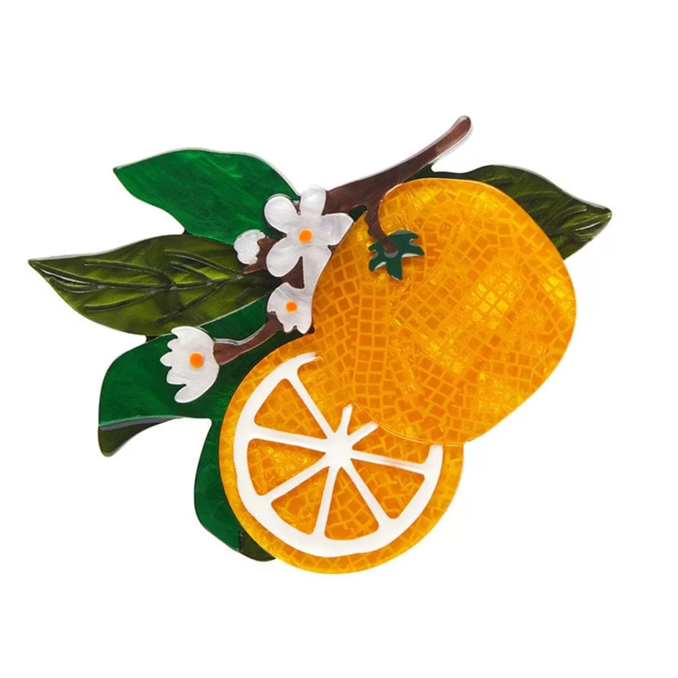 Erstwilder Orange Crush Brooch* Brooches