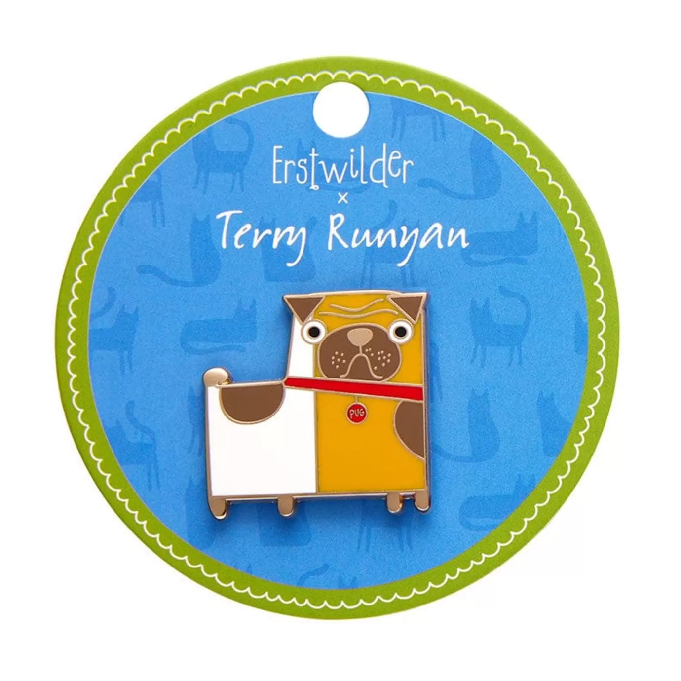 Erstwilder Order Of The Pug Enamel Pin* Enamel Pins